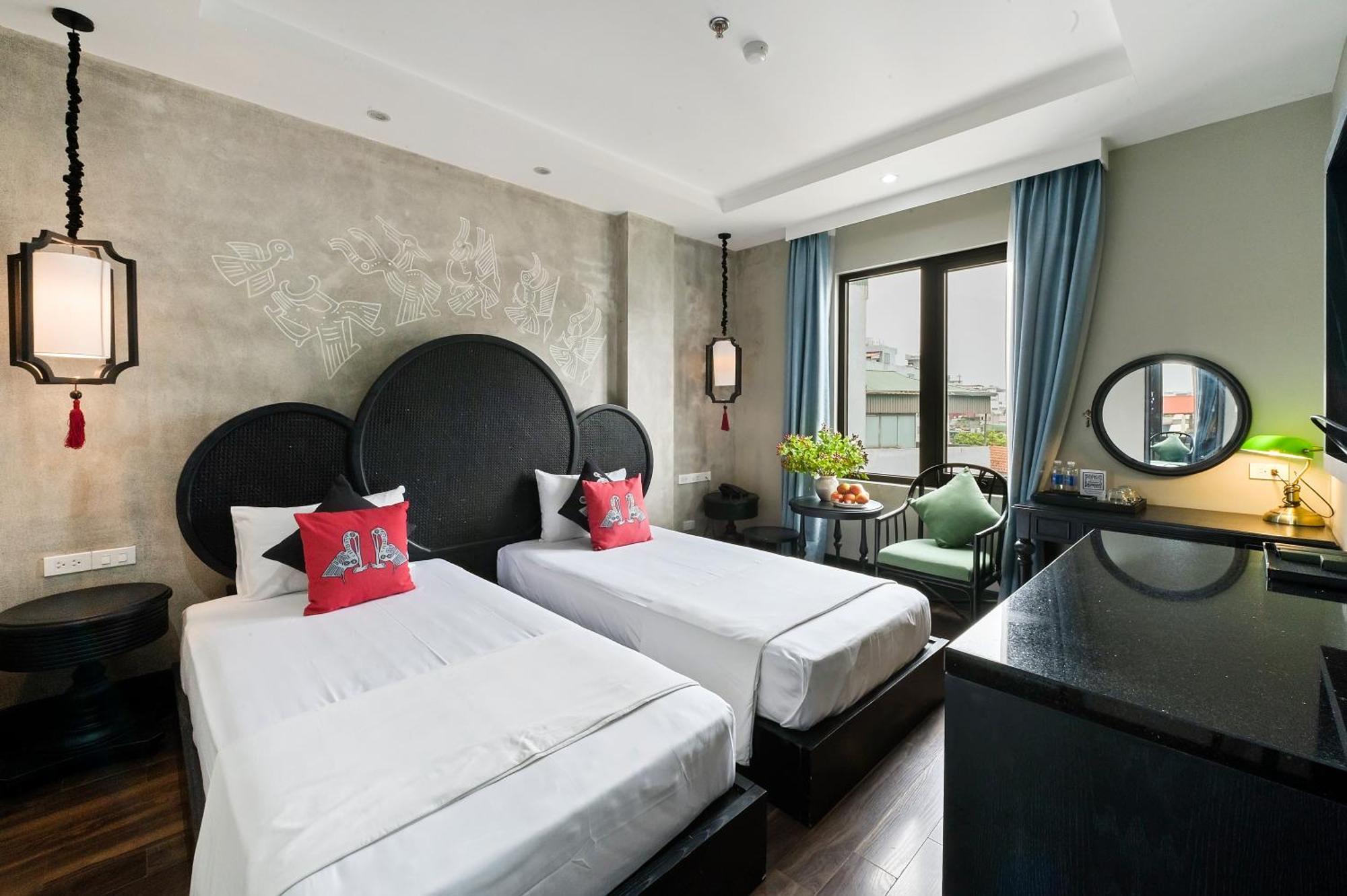 22Land Residence Hotel & Spa 52 Ngo Huyen Hanoi Exterior foto