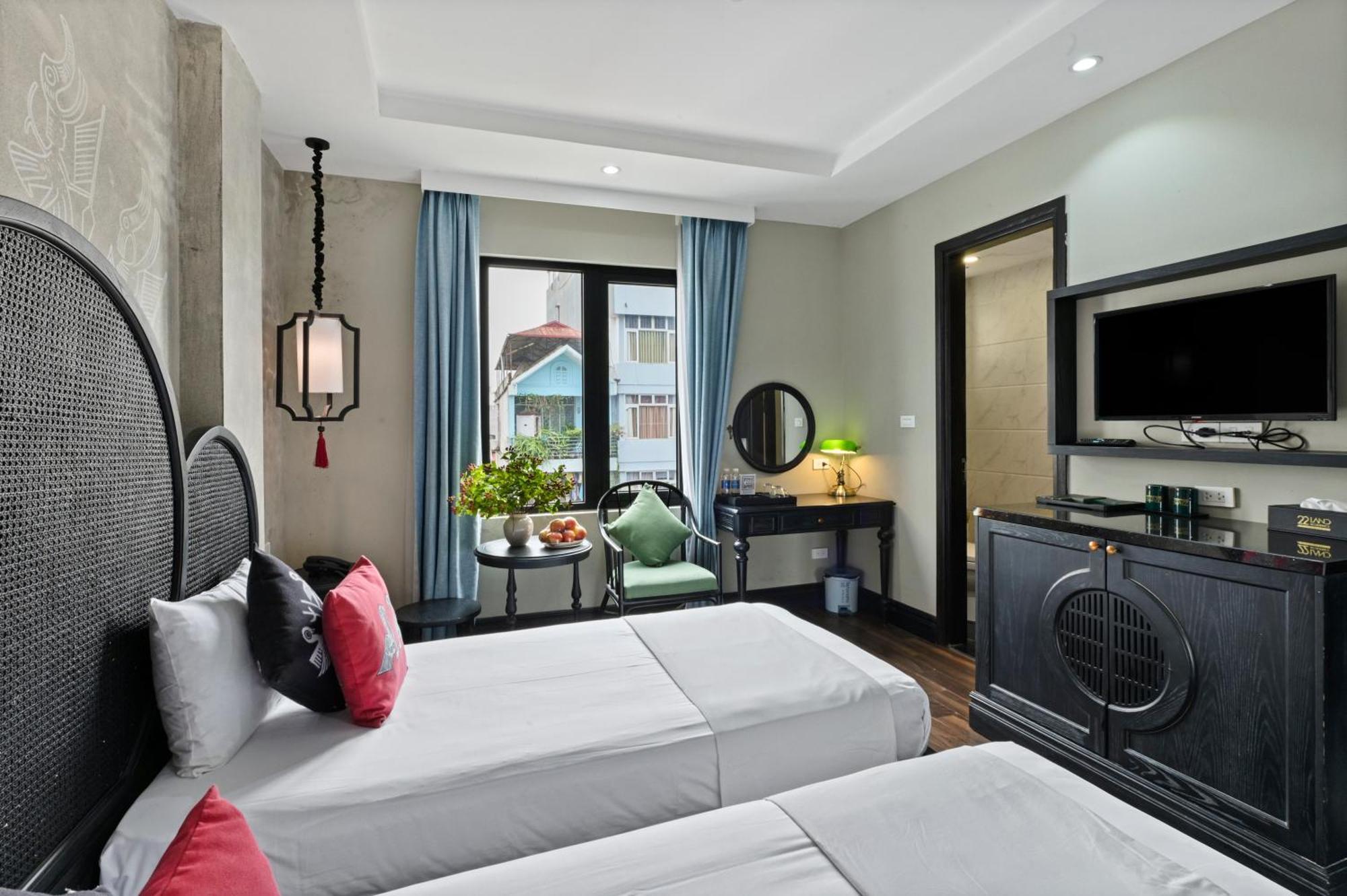 22Land Residence Hotel & Spa 52 Ngo Huyen Hanoi Exterior foto