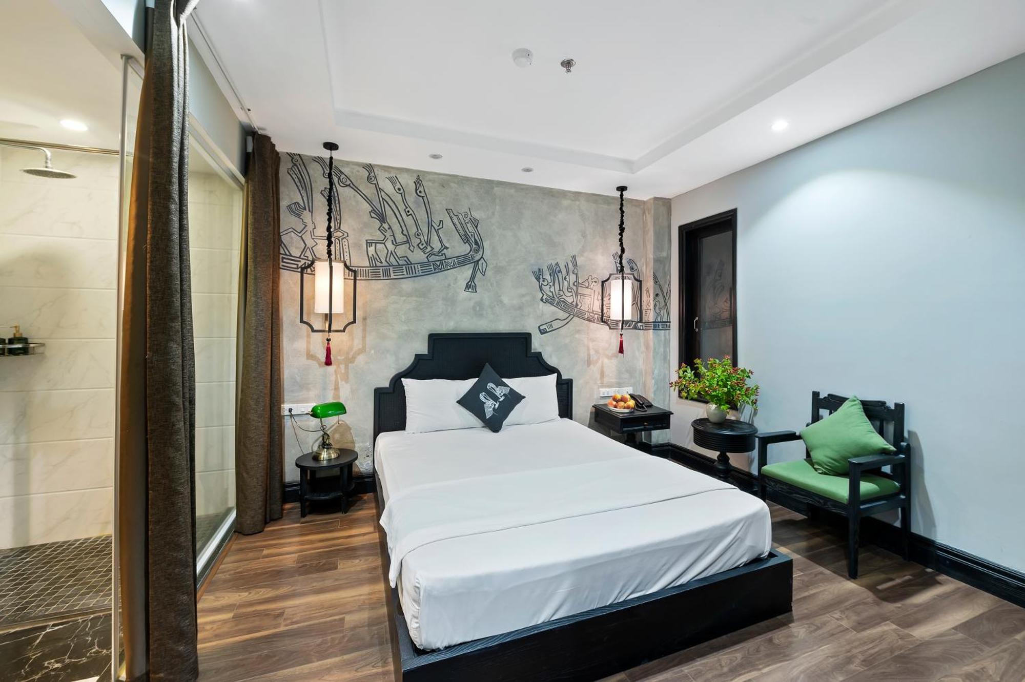 22Land Residence Hotel & Spa 52 Ngo Huyen Hanoi Exterior foto