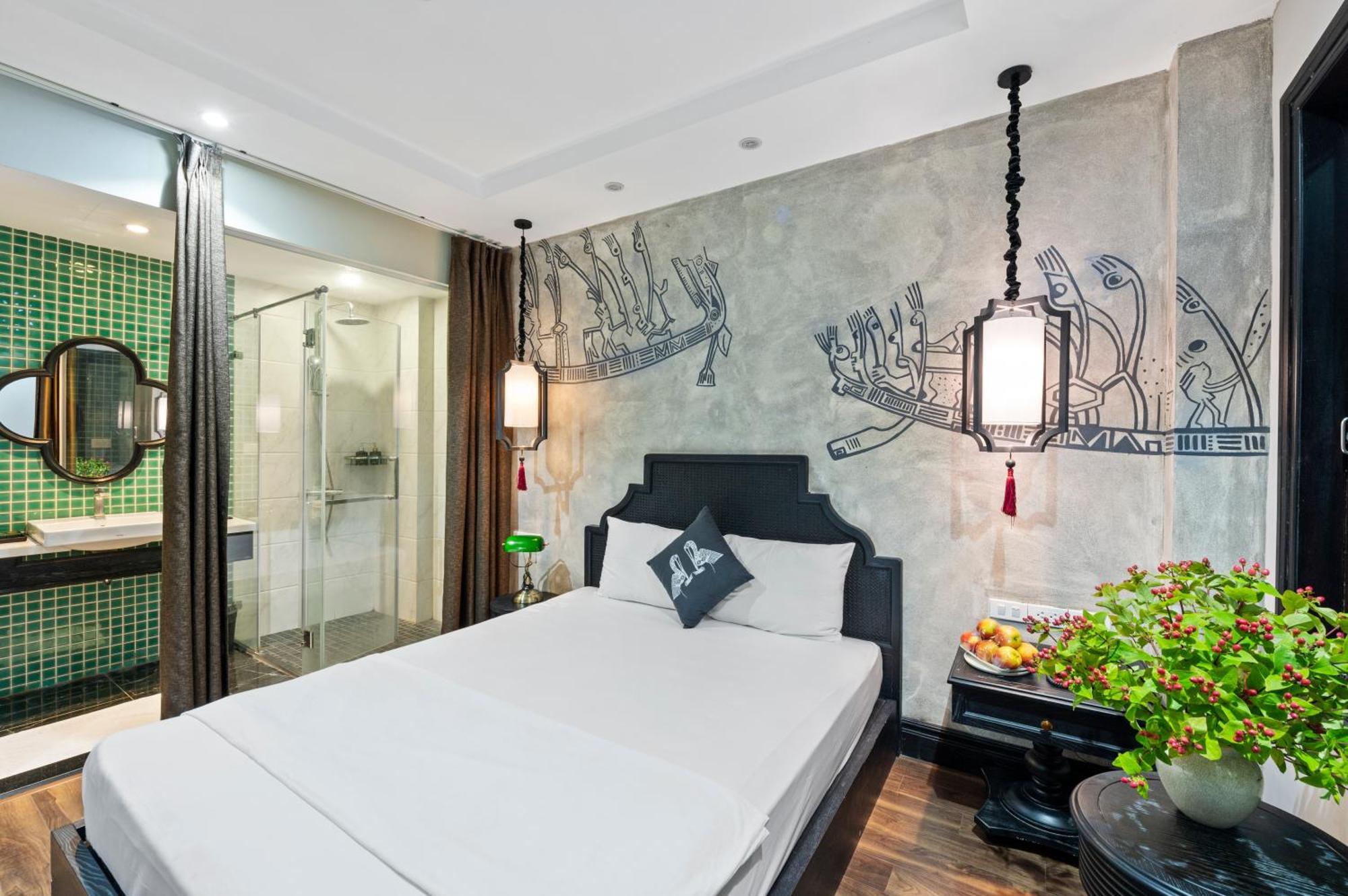 22Land Residence Hotel & Spa 52 Ngo Huyen Hanoi Exterior foto