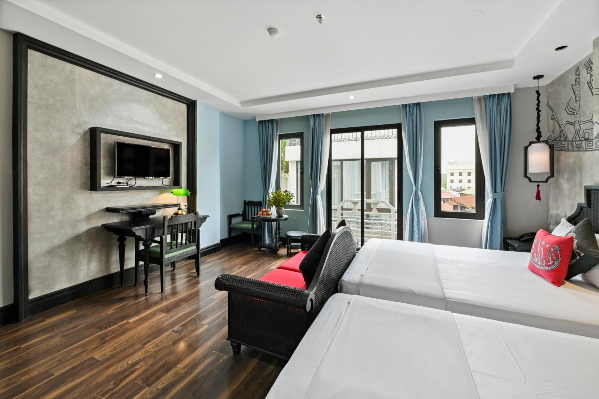 22Land Residence Hotel & Spa 52 Ngo Huyen Hanoi Exterior foto