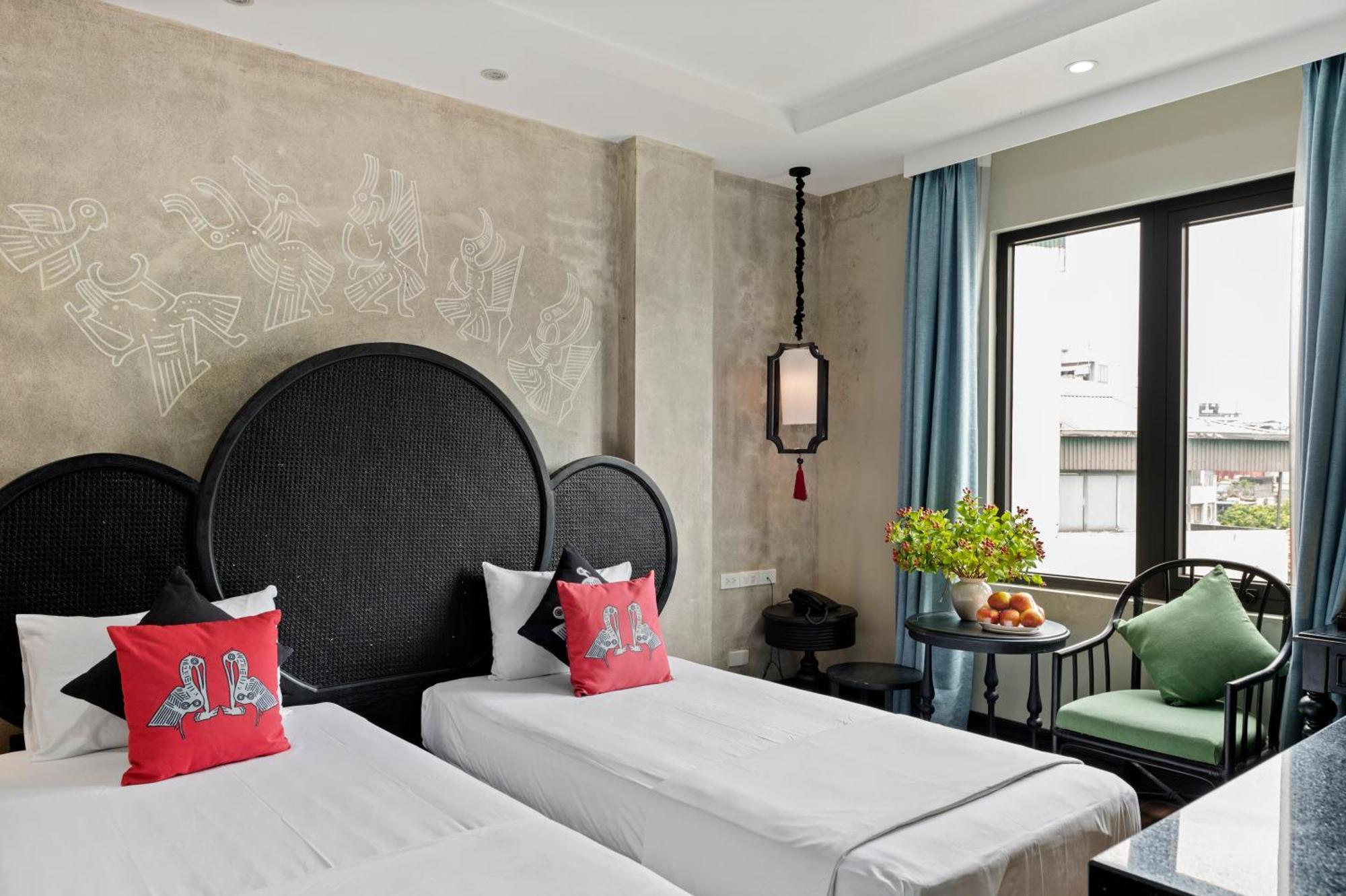 22Land Residence Hotel & Spa 52 Ngo Huyen Hanoi Exterior foto