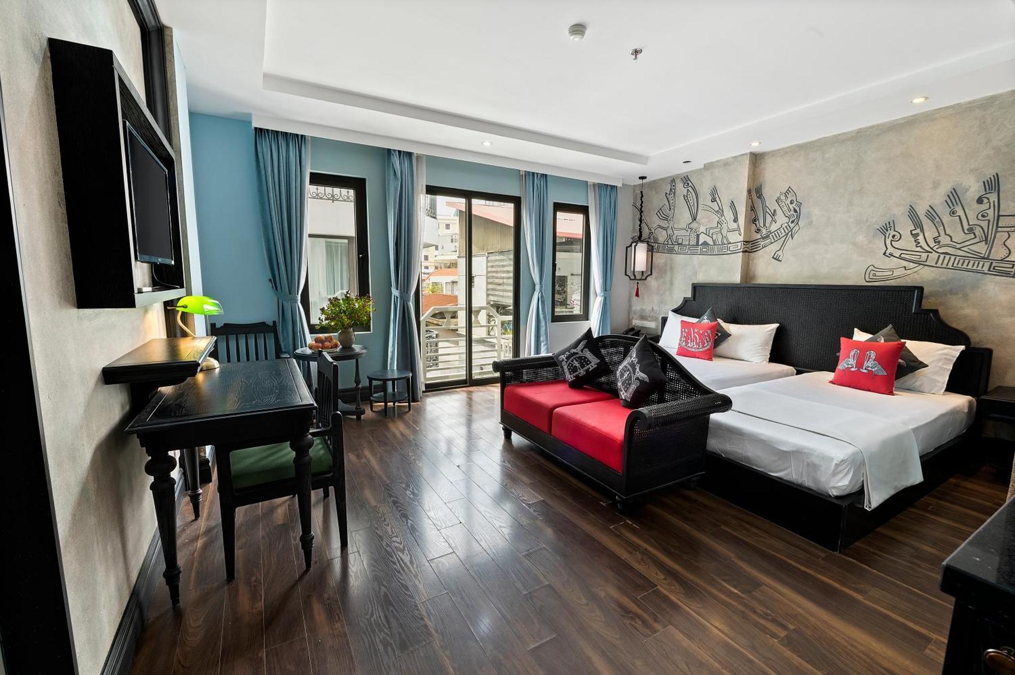 22Land Residence Hotel & Spa 52 Ngo Huyen Hanoi Exterior foto